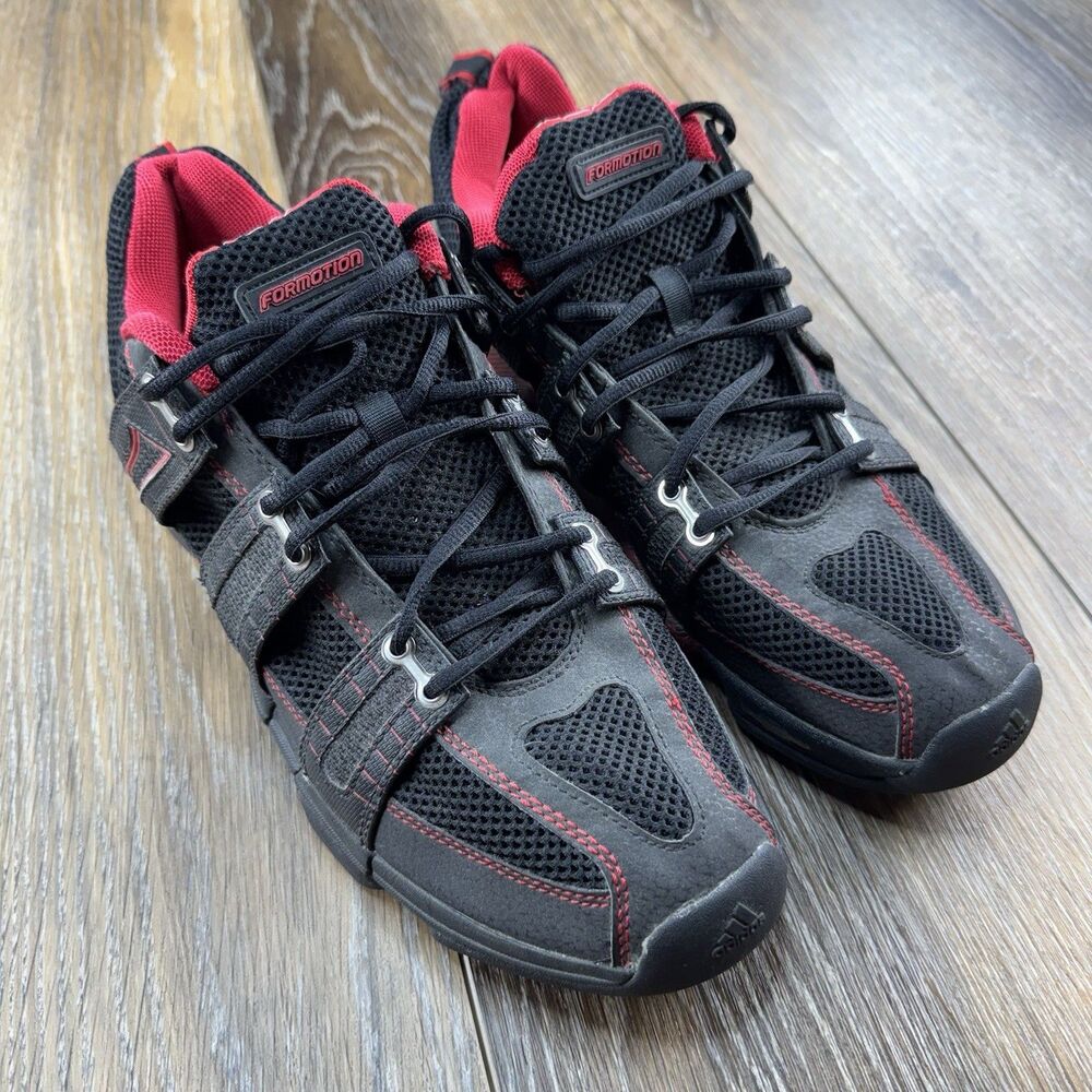 2006 Adidas T-Mac Formotion Cross Trainer Shoes Mens 11 Black Red Tracy McGrady
